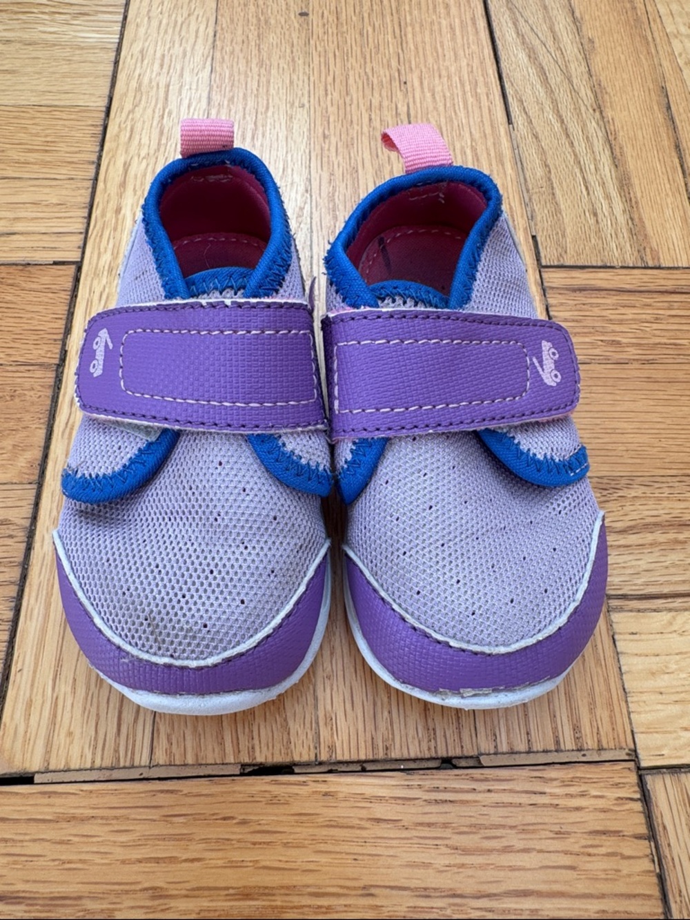See Kai Run Purple First Walker Velcro Sneakers